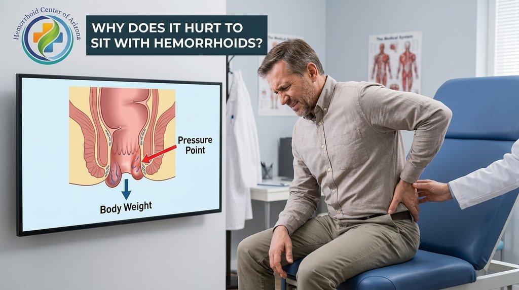 Why Does It Hurt to Sit With Hemorrhoids? Causes and Relief - Cover Image
